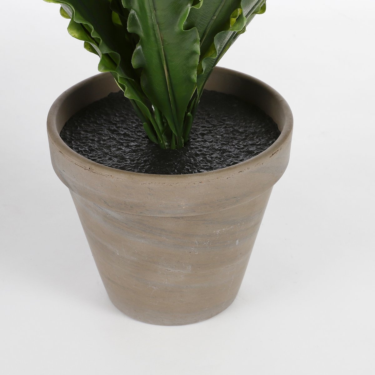 KantoormeubelenPlus Asplenium Kunstplant in Bloempot Stan - H54 x Ø66 cm - Groen