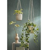 KantoormeubelenPlus Hedera Kunst Hangplant - H86 cm - Groen Bont