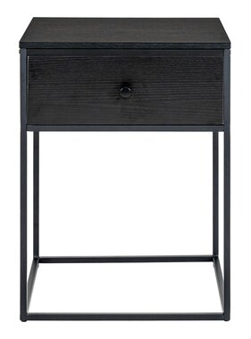 KantoormeubelenPlus Vita Nachtkastje met 1 lade - Zwart