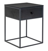 KantoormeubelenPlus Vita Nachtkastje met 1 lade - Zwart