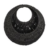 KantoormeubelenPlus Sol Muurhanger - Ø37 cm - Zwart