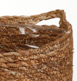 KantoormeubelenPlus Atlantic Hangende Mand voor Planten - Set van 3 - H16 x Ø16 cm - Lichtbruin