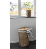Pomal Wasmand - Wasmand, papier, lichtbruin/wit, ø42x56 cm