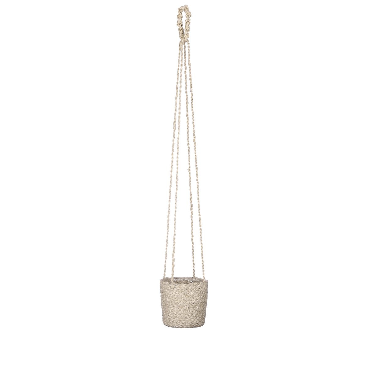 KantoormeubelenPlus Atlantic Mand voor Planten - Set van 2 - H16 x Ø16 cm - Crème