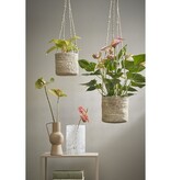 KantoormeubelenPlus Atlantic Mand voor Planten - Set van 2 - H16 x Ø16 cm - Crème