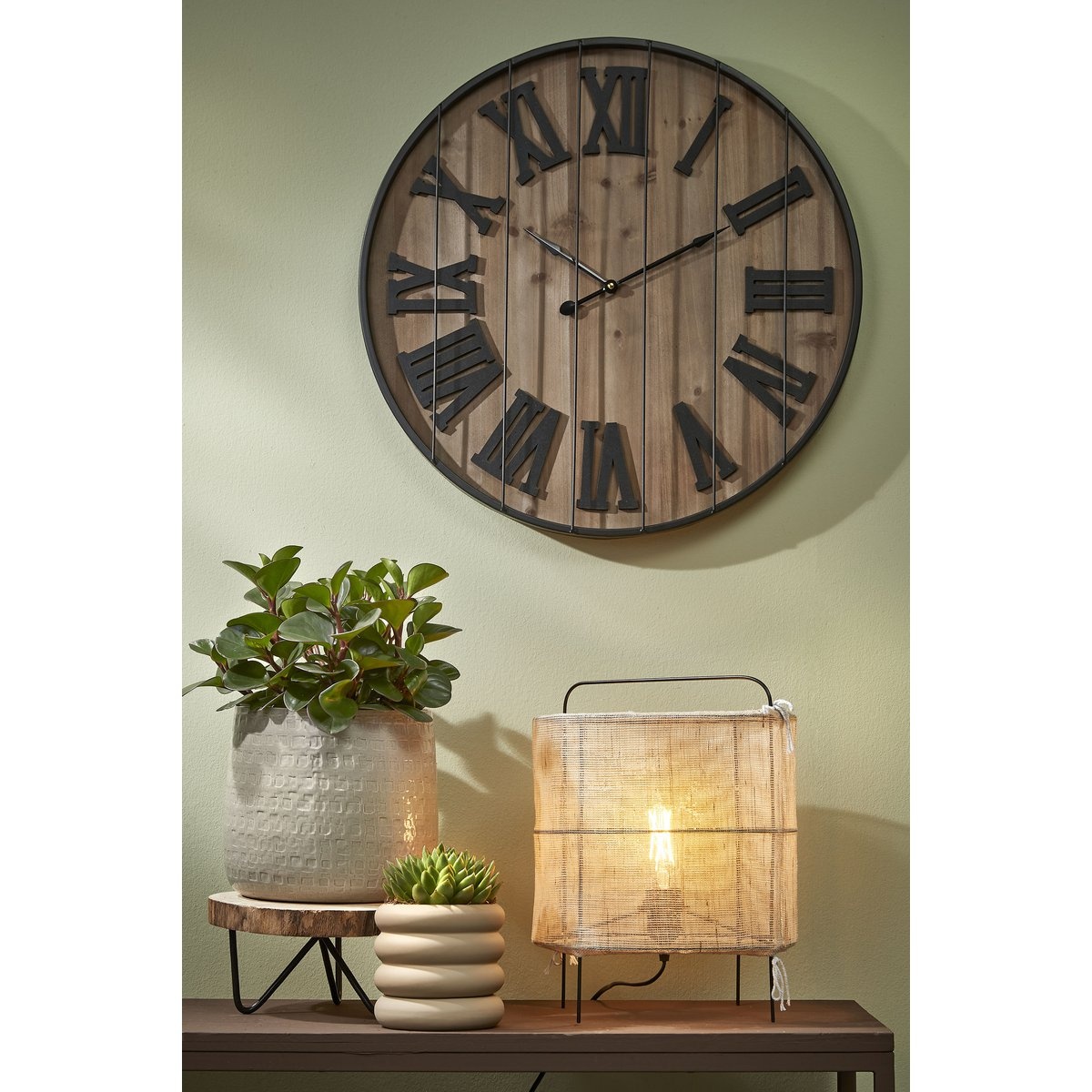 KantoormeubelenPlus Paros Tafellamp - H37 x Ø29,5 cm - Beige
