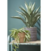 KantoormeubelenPlus Atlantic Mand voor Planten - Set van 2 - H26 x Ø30 cm - Lichtbruin