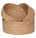 KantoormeubelenPlus Batam Basket - Mand, zeegras, naturel, set van 3