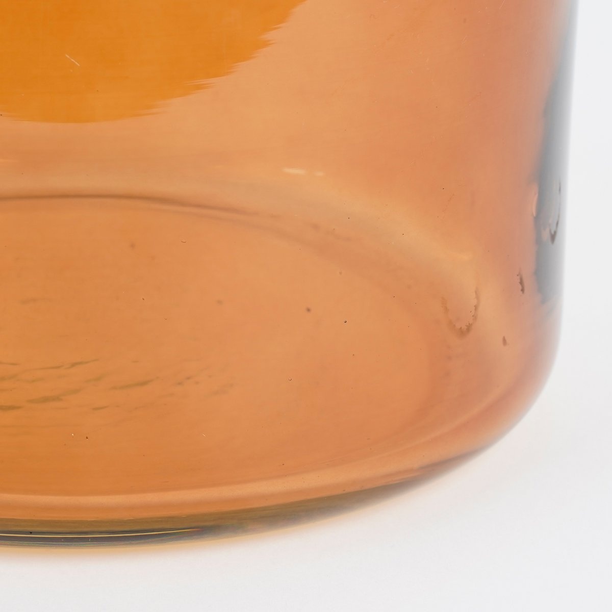 KantoormeubelenPlus Regal Fles Vaas - H21,5 x Ø20 cm - Glas - Bruin