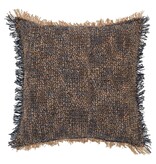 Ely Kussen, blauw/geel, 45x45 cm - Kussen, blauw/geel, 45x45 cm