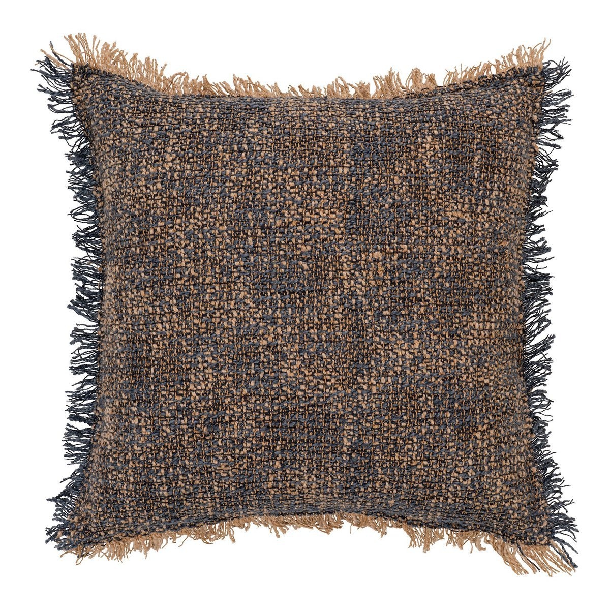Ely Kussen, blauw/geel, 45x45 cm - Kussen, blauw/geel, 45x45 cm