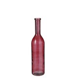 KantoormeubelenPlus Rioja Fles Vaas - H75 x Ø18 cm - Gerecycled Glas - Bordeaux