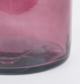 KantoormeubelenPlus Rioja Fles Vaas - H75 x Ø18 cm - Gerecycled Glas - Bordeaux