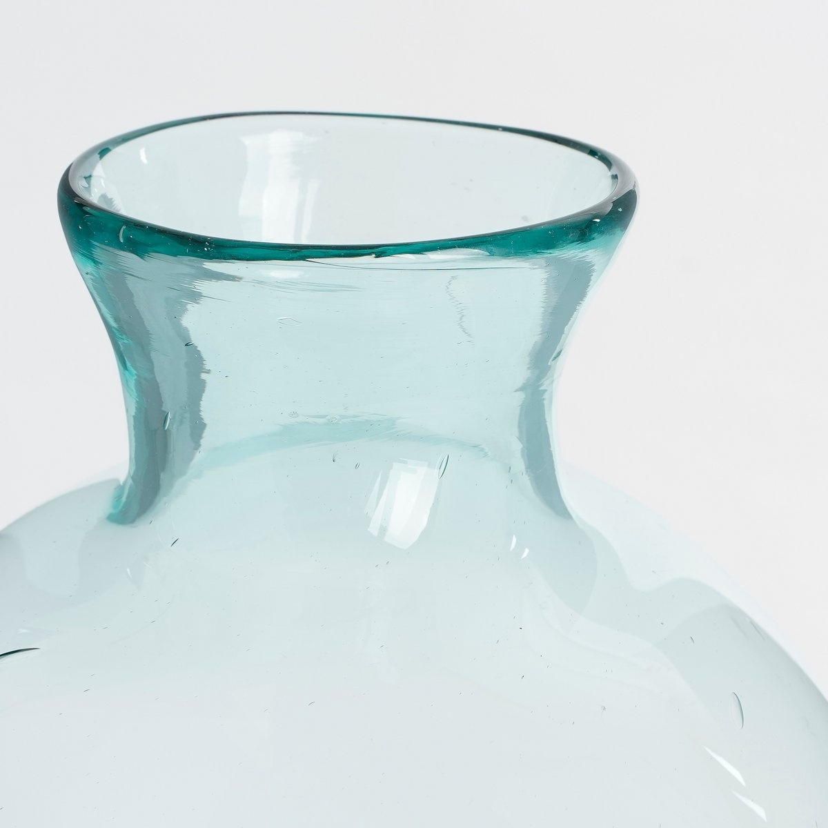 KantoormeubelenPlus Florine Fles Vaas - H58 x Ø26 cm - Gerecycled Glas - Transparant