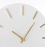 KantoormeubelenPlus Brixen Wandklok - Ø35,5 cm - Wit