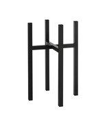 KantoormeubelenPlus Ascot Plantenstandaard XL - L34 x B34 x H49,5 cm - Metaal - Zwart
