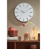 KantoormeubelenPlus Brixen Wandklok - Ø35,5 cm - Wit