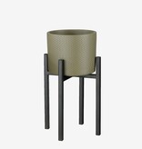 KantoormeubelenPlus Ascot Plantenstandaard XL - L34 x B34 x H49,5 cm - Metaal - Zwart