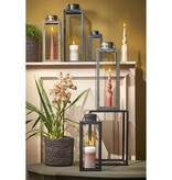 KantoormeubelenPlus Arzilla Lantaarn - L13,5 x B13 x H34,5 cm - Goud