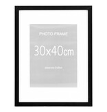 Marbella Frame Display - Frame MDF, 7 st. zwart en 8 st. naturel, 30X40 cm