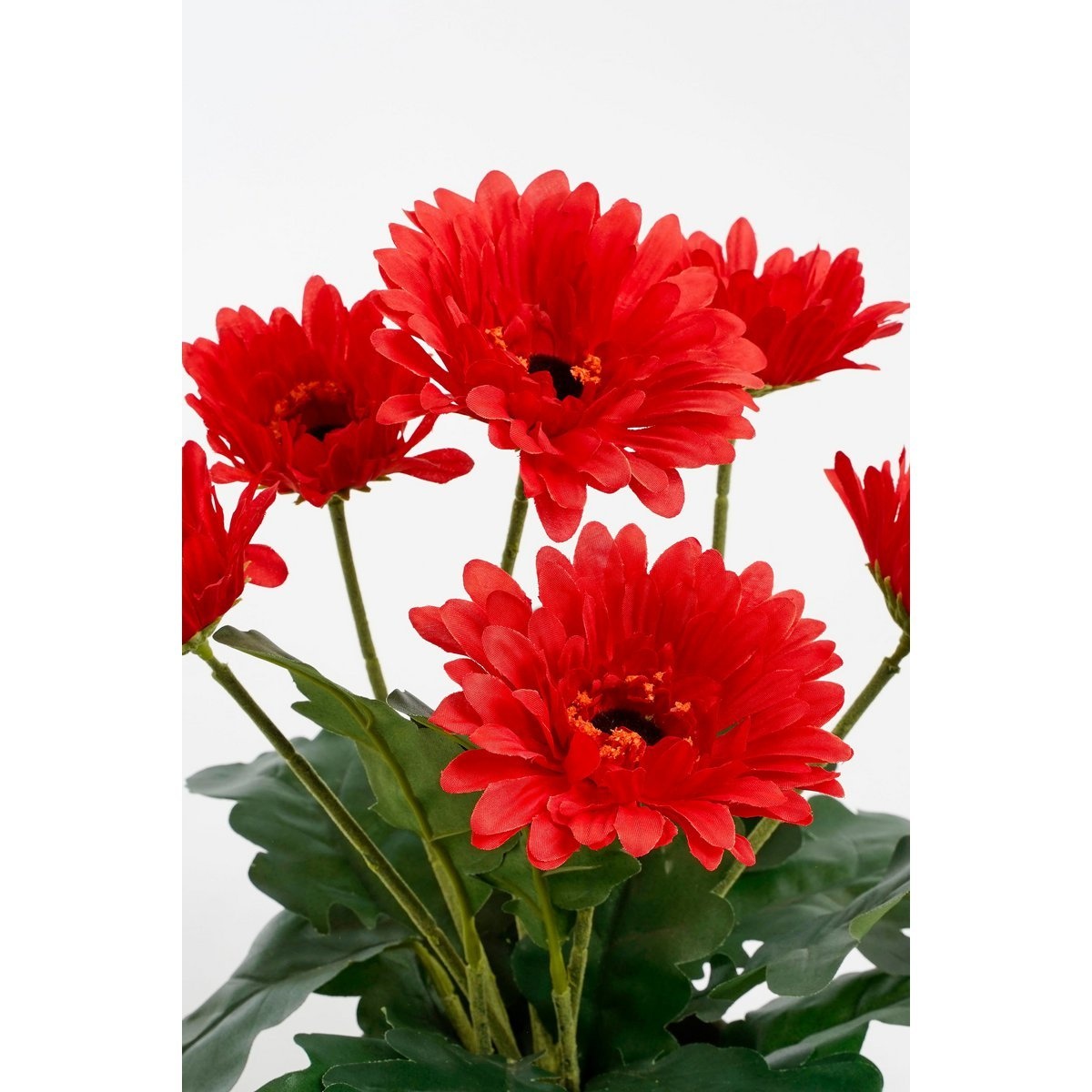KantoormeubelenPlus Gerbera Kunstplant in Bloempot Stan - H35 x Ø30 cm - Rood
