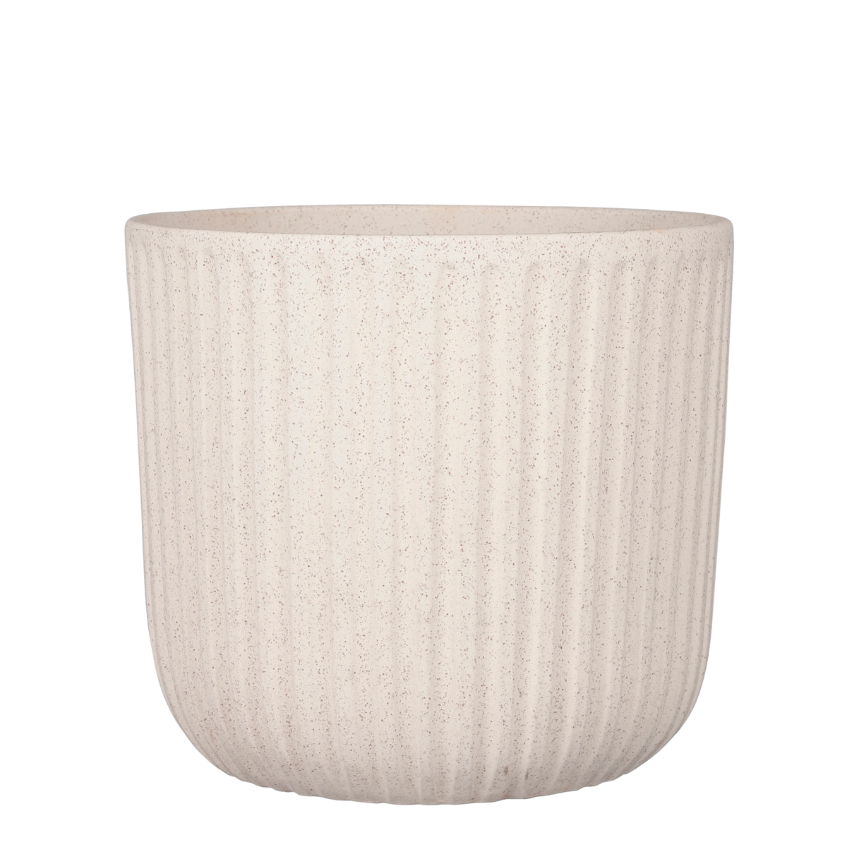 KantoormeubelenPlus Dante Bloempot - H24 x Ø27 cm - Off white