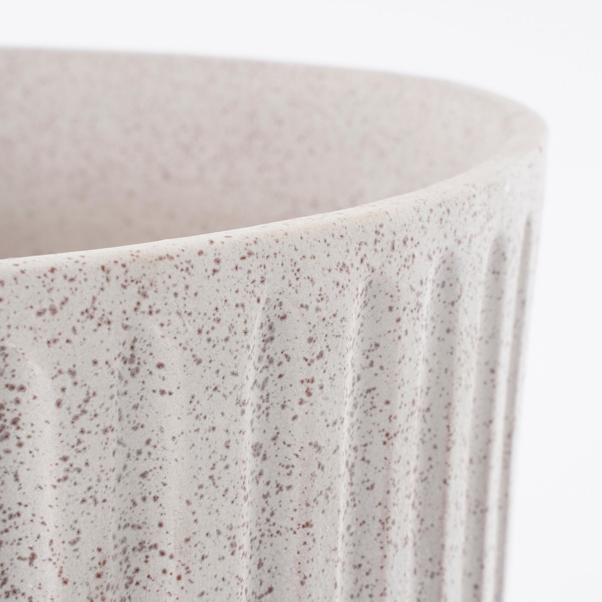 KantoormeubelenPlus Dante Bloempot - H24 x Ø27 cm - Off white
