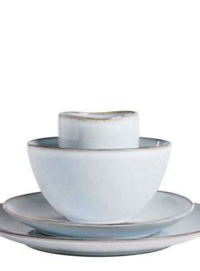 KantoormeubelenPlus Tabo Serviesset 4 Persoons - Grijs