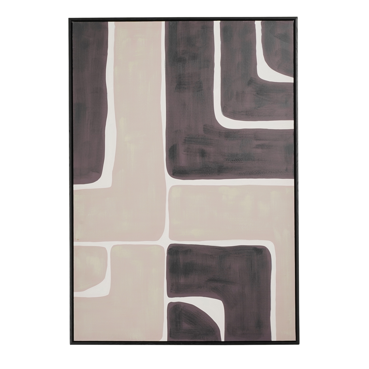 KantoormeubelenPlus Kubu Muurdecoratie - L70 x B100 x H3,5 cm - Canvas - Taupe