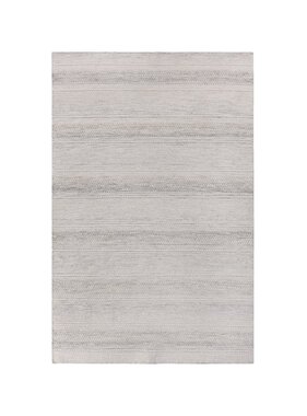 KantoormeubelenPlus Adoni Vloerkleed - Vloerkleed, handgeweven, ivoor/lichtgrijs, 160x230 cm