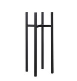 KantoormeubelenPlus Ascot Plantenstandaard XL - L34 x B34 x H71 cm - Metaal - Zwart