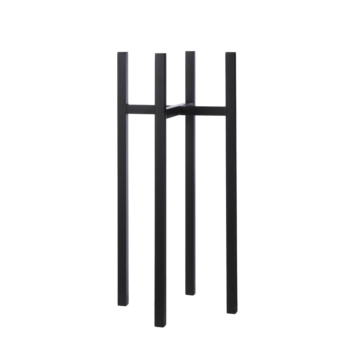 KantoormeubelenPlus Ascot Plantenstandaard XL - L34 x B34 x H71 cm - Metaal - Zwart