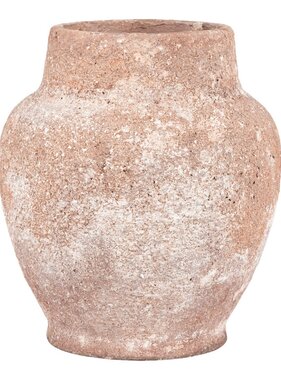 KantoormeubelenPlus Campello Pot - Pot in cement, bruin, Ø17,5x19 cm