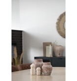 KantoormeubelenPlus Campello Pot - Pot in cement, bruin, Ø17,5x19 cm
