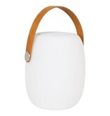 KantoormeubelenPlus Cardiff LED Lamp - Lamp met riem, oplaadbaar, bluetooth-luidspreker, wit