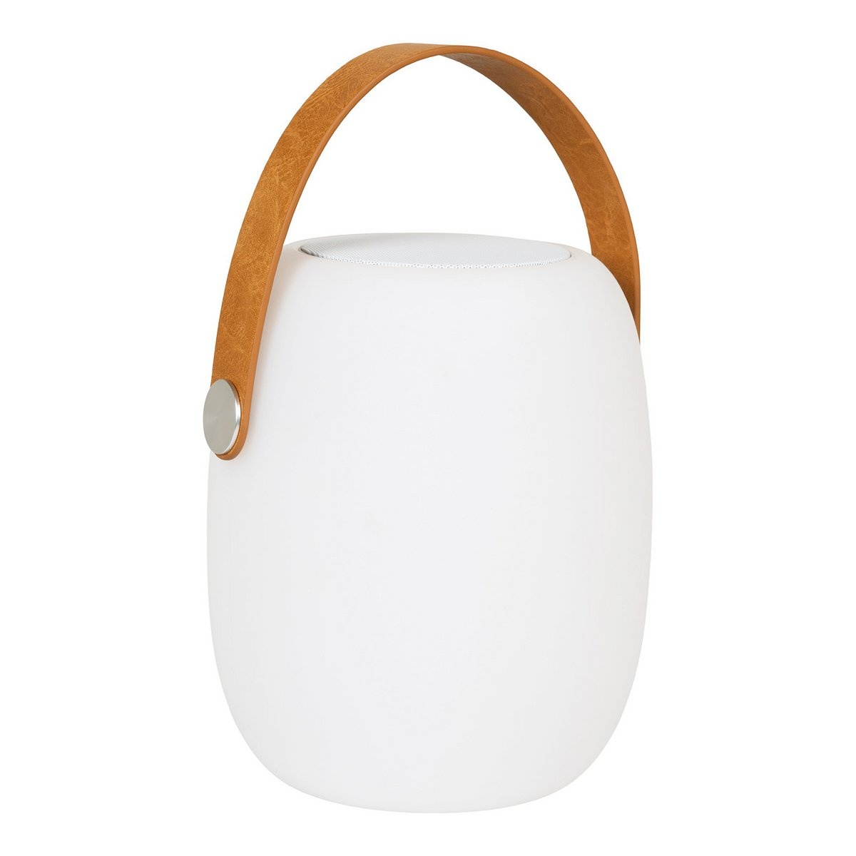 KantoormeubelenPlus Cardiff LED Lamp - Lamp met riem, oplaadbaar, bluetooth-luidspreker, wit