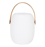 KantoormeubelenPlus Cardiff LED Lamp - Lamp met riem, oplaadbaar, bluetooth-luidspreker, wit