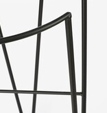 KantoormeubelenPlus Blom Plantenstandaard - L29,5 x B29,5 x H50 cm - Metaal - Zwart