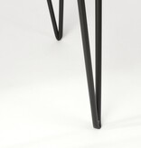 KantoormeubelenPlus Blom Plantenstandaard - L29,5 x B29,5 x H50 cm - Metaal - Zwart