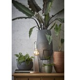 KantoormeubelenPlus Blom Plantenstandaard - L29,5 x B29,5 x H50 cm - Metaal - Zwart