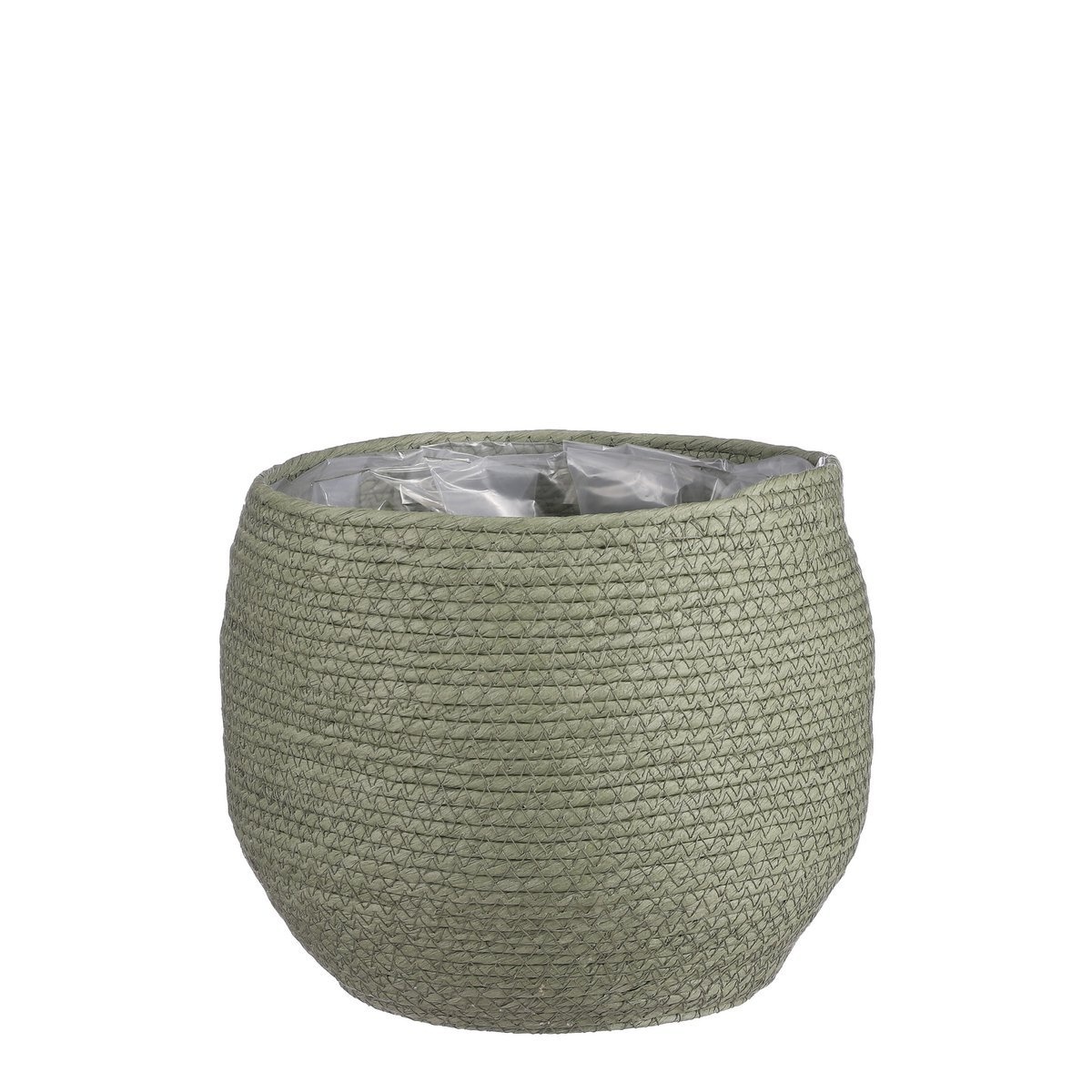 KantoormeubelenPlus Jorck Mand voor Planten - H24 x Ø26 cm - Papier - Groen
