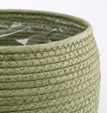 KantoormeubelenPlus Jorck Mand voor Planten - H24 x Ø26 cm - Papier - Groen