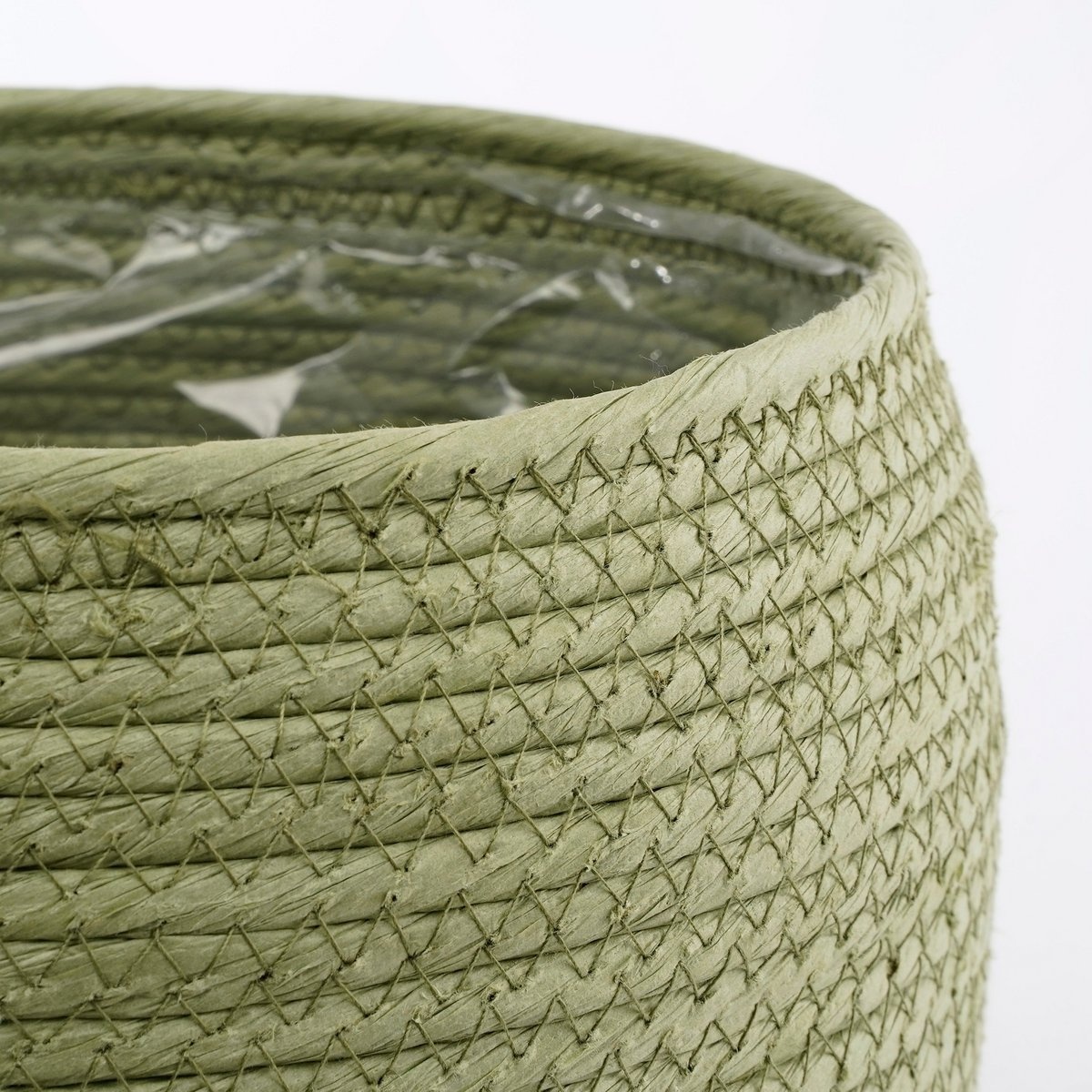 KantoormeubelenPlus Jorck Mand voor Planten - H24 x Ø26 cm - Papier - Groen