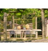 KantoormeubelenPlus Paloma Tuinstoel - L53 x B53 x H77,5 cm - Polypropyleen - Grijs