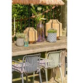 KantoormeubelenPlus Paloma Tuinstoel - L53 x B53 x H77,5 cm - Polypropyleen - Grijs
