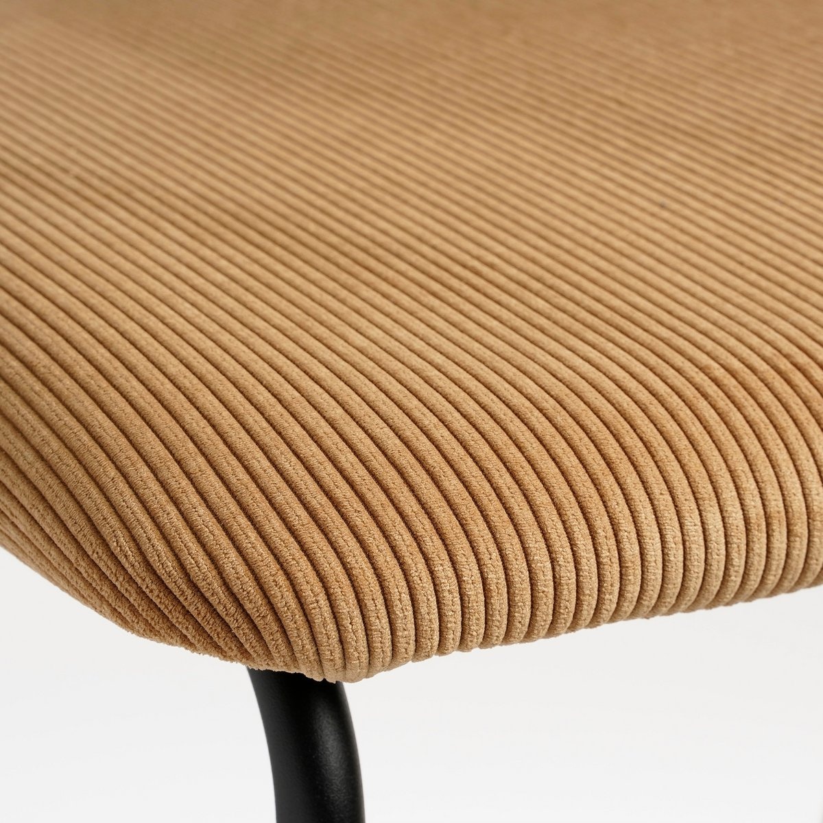 KantoormeubelenPlus Nanet Barkruk - H91 cm - Velvet - Lichtbruin