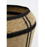 KantoormeubelenPlus Opbergmand - Set van 3 - H38 x Ø30 cm - Zeegras - Lichtbruin