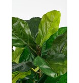 KantoormeubelenPlus Ficus Lyrata Kunstplant - H150 x Ø80 cm - Groen