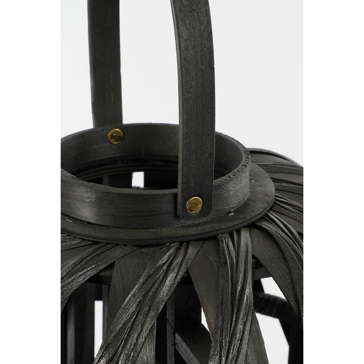 KantoormeubelenPlus Helios Windlicht - H49 x Ø31 cm - Gerecycled Polyester - Zwart