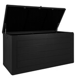 KantoormeubelenPlus Dubrovnik Kussendoos - Kussendoos, kunststof, zwart, 146,5x61x64,5 cm, 490 L